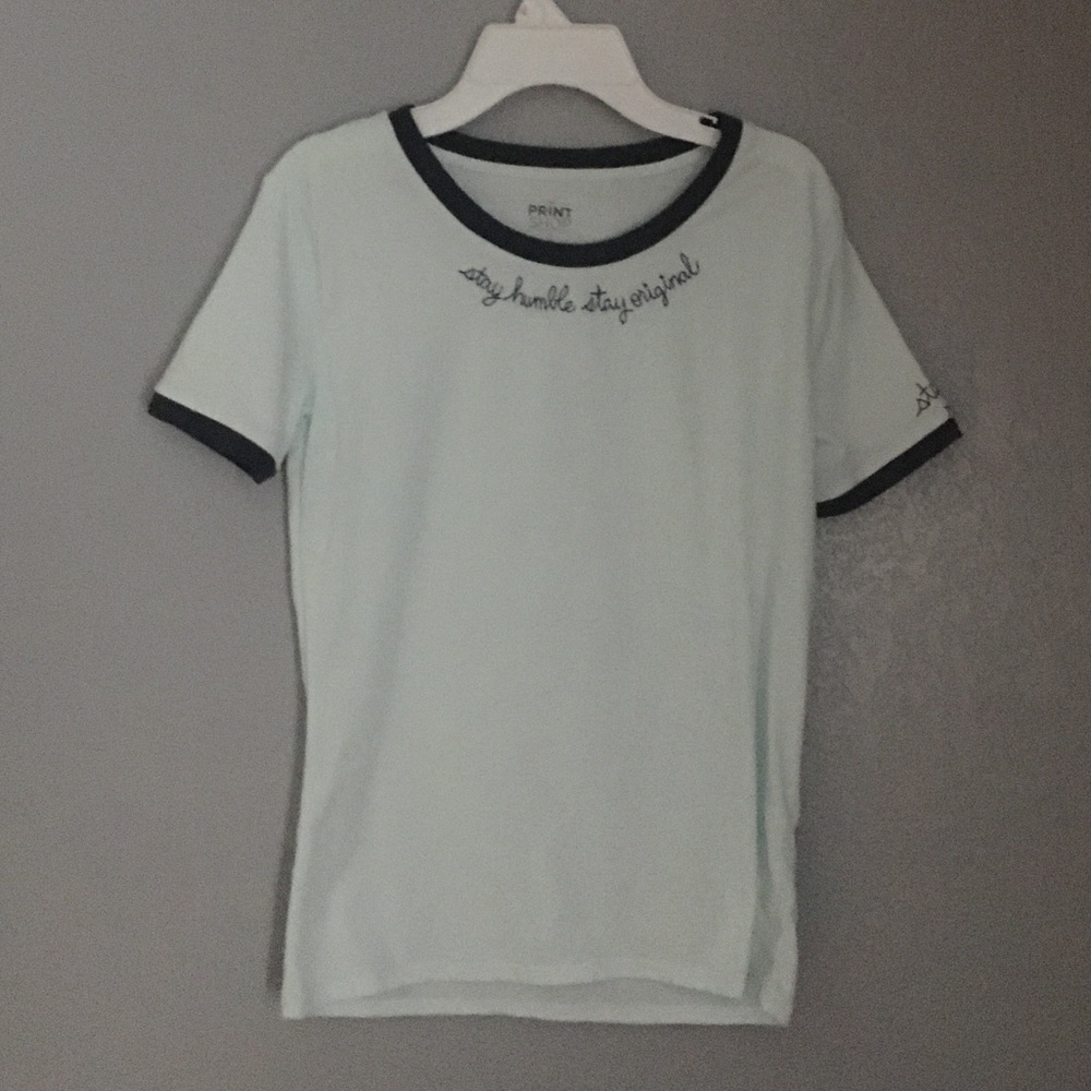 “Stay Humble” Blue Top